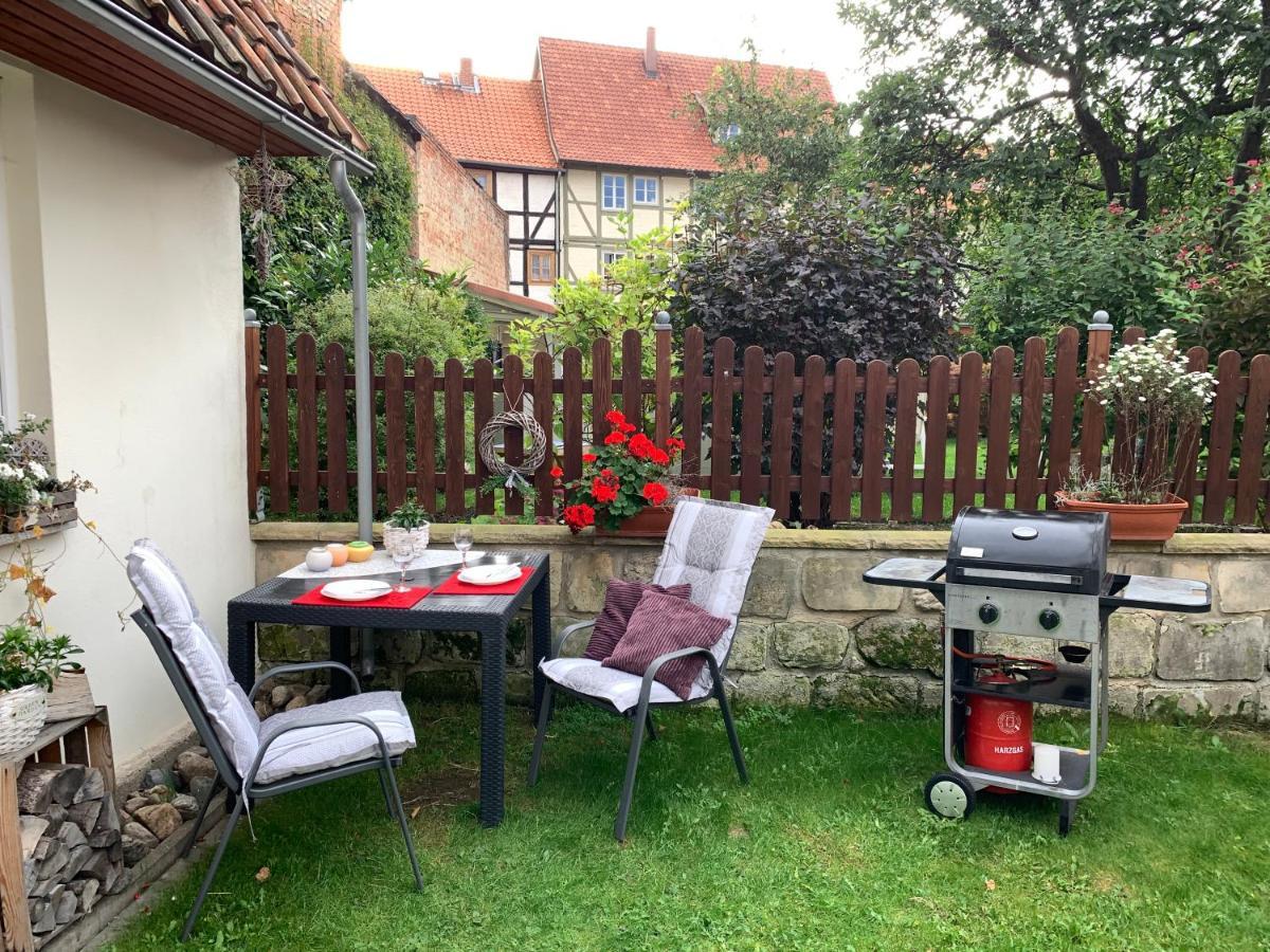 Am Mathildenbrunnen Klein Apartman Quedlinburg Kültér fotó