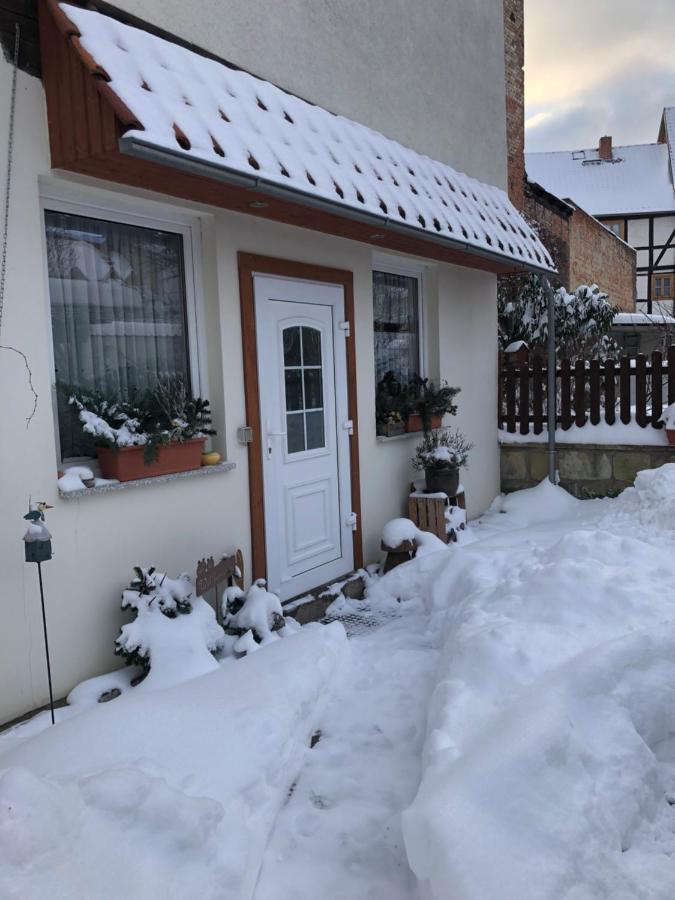 Am Mathildenbrunnen Klein Apartman Quedlinburg Kültér fotó